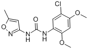 N-(5-CHLORO-2,4-DIMETHOXYPHENYL)-N'-(5-METHYL-3-ISOXAZOLYL)-UREA